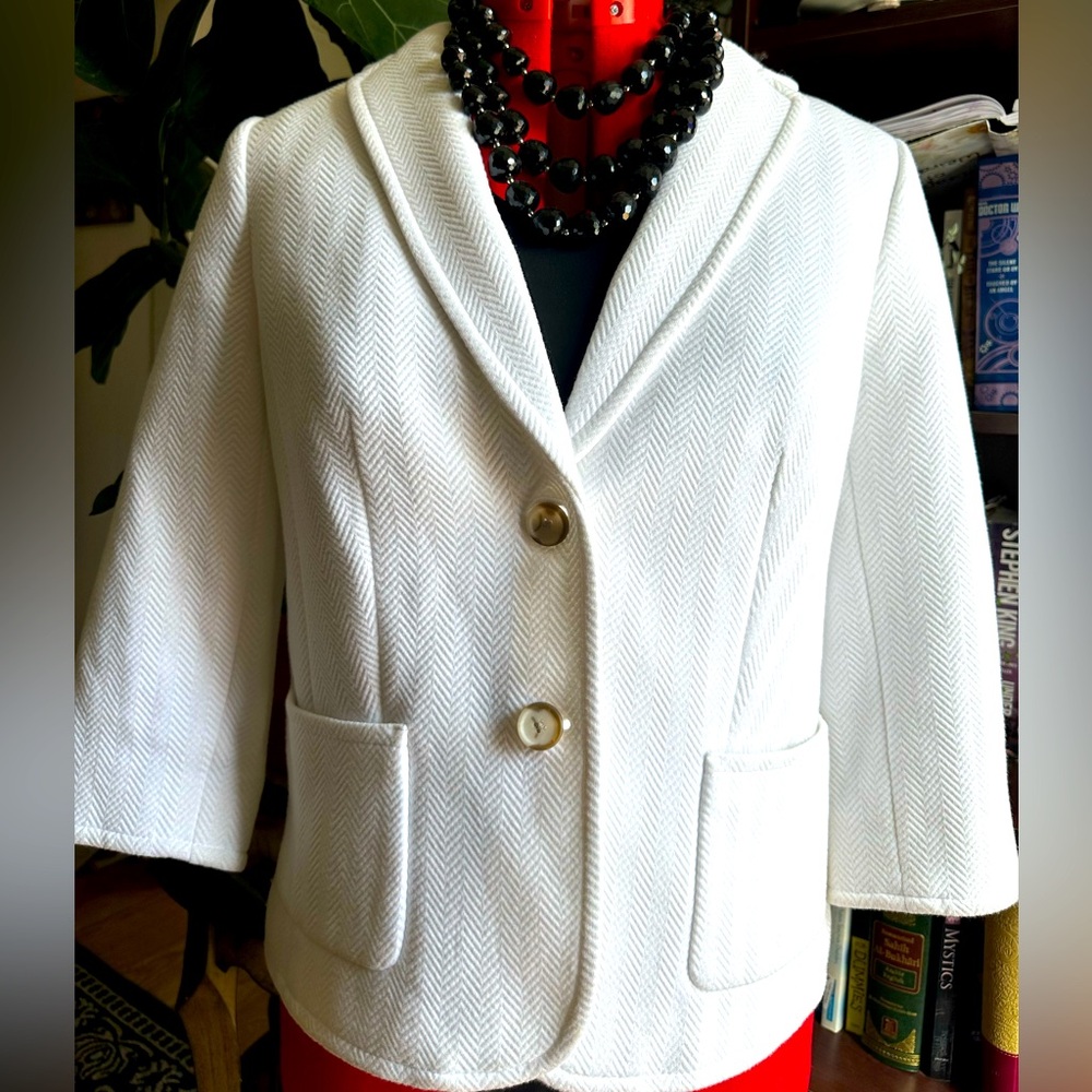 Talbots 3/4 Sleeve Blazer- Size 10